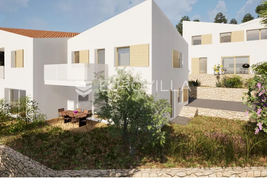 cres, novogradnja s pogledom na more, četverosoban stan, 119,92 m², parking - slika 2