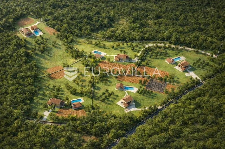 istra, pazin, trviž, vila u zelenoj šumskoj idili - slika 3