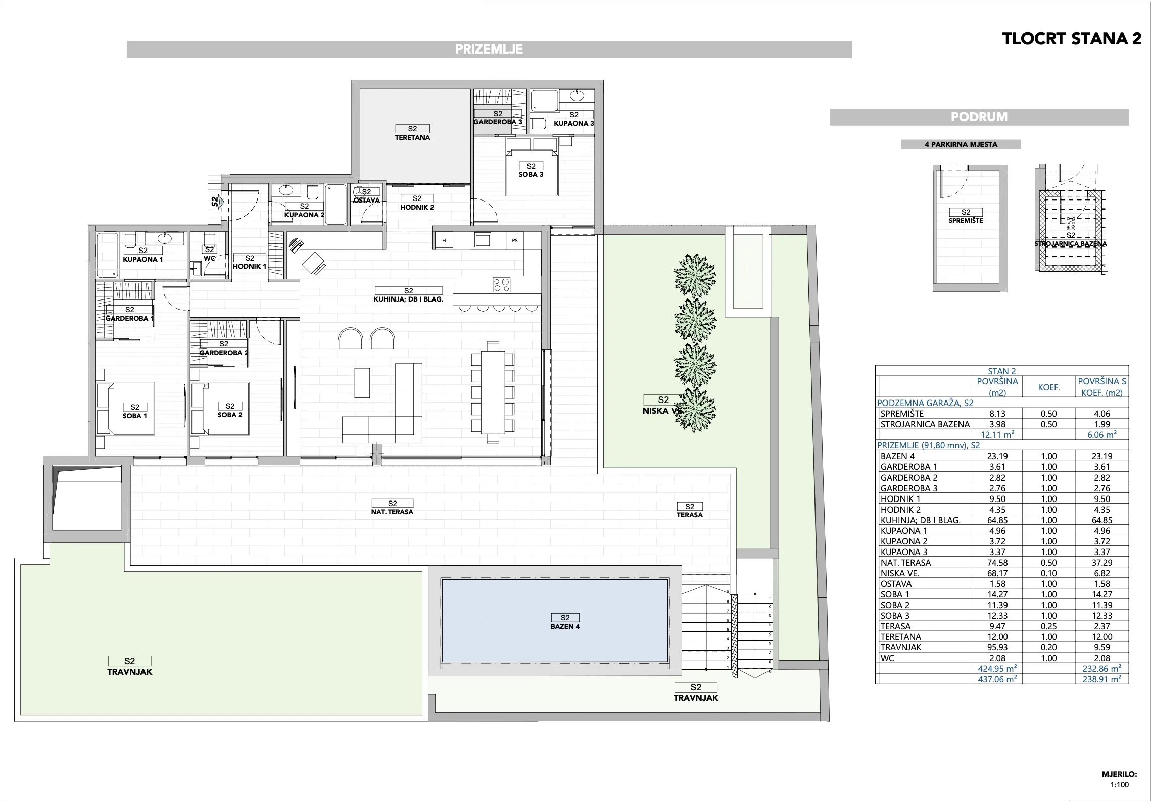opatija, četverosoban stan s pogledom na cijeli kvarner, 238,91 m² - slika 12