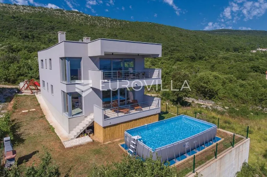 raša, drenje, kuća s predivnim pogledom na more - slika 19