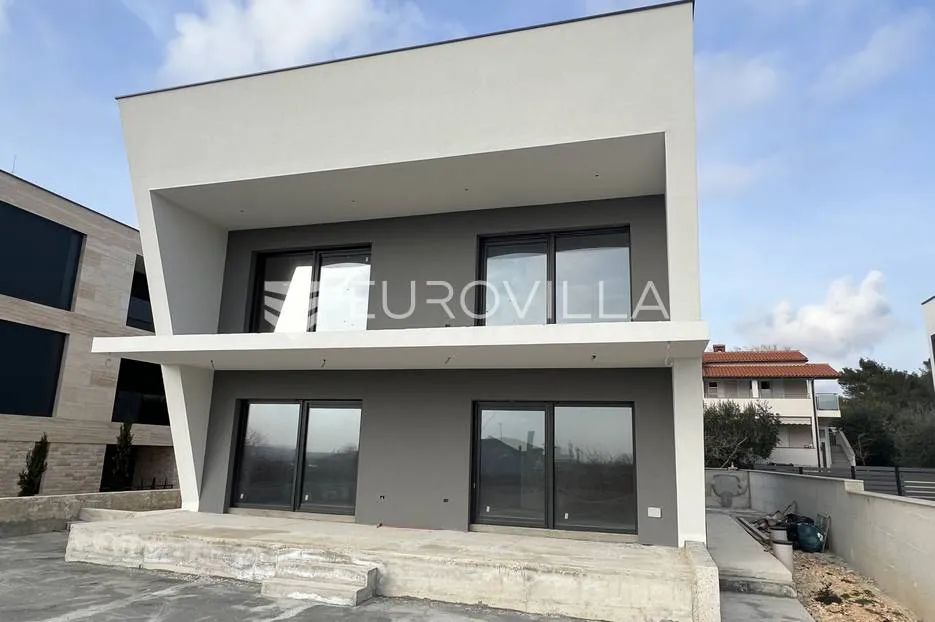 istra, medulin kuća s bazenom nedovršena, pogled na more - slika 2