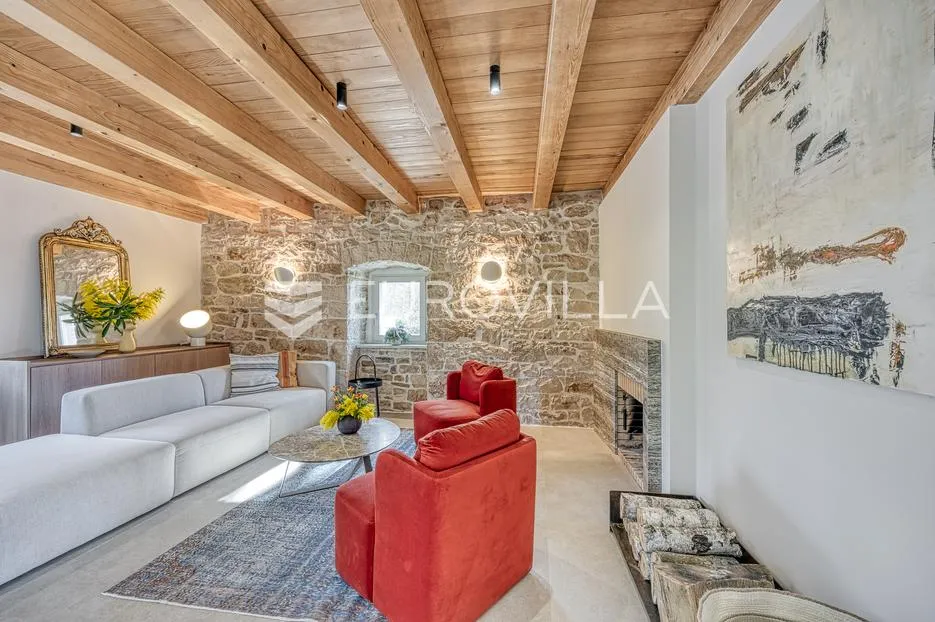 istra, labin, šumber, unikatna samostojeća villa na velikoj okućnici s pogledom - slika 20