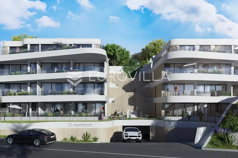 Opatija, Volosko, luksuzan jednosoban stan s panoramskim pogledom na more površine 48.26 m²