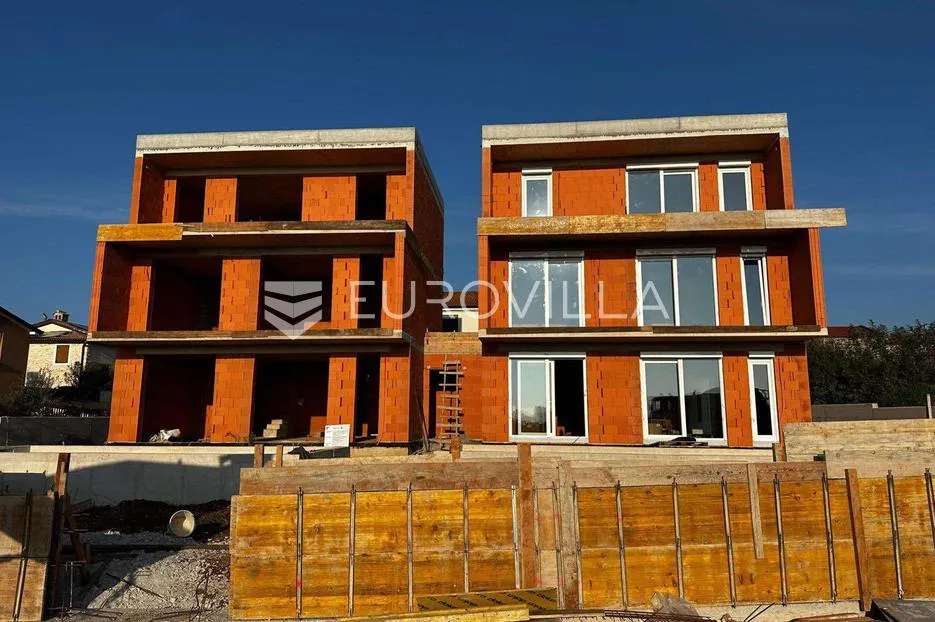 istra, žbandaj, moderna dvojna kuća s pogledom na more i bazenom - slika 2