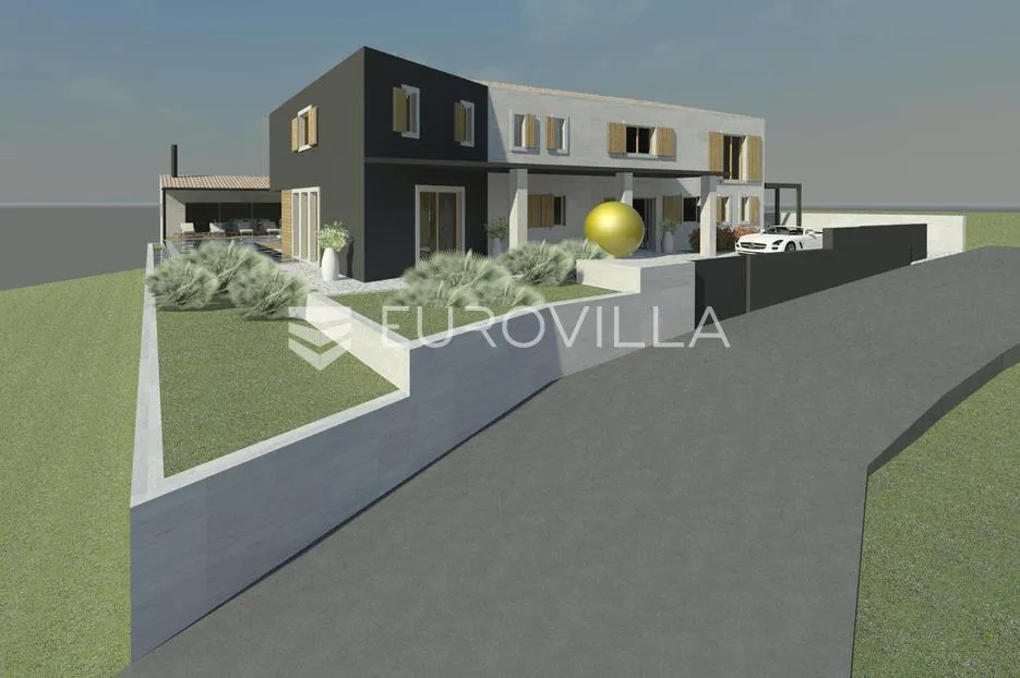istra, buje, atraktivno zemljište 3906m2 od čega 1045m2 građevinsko - otvoreni pogled na more - slika 6