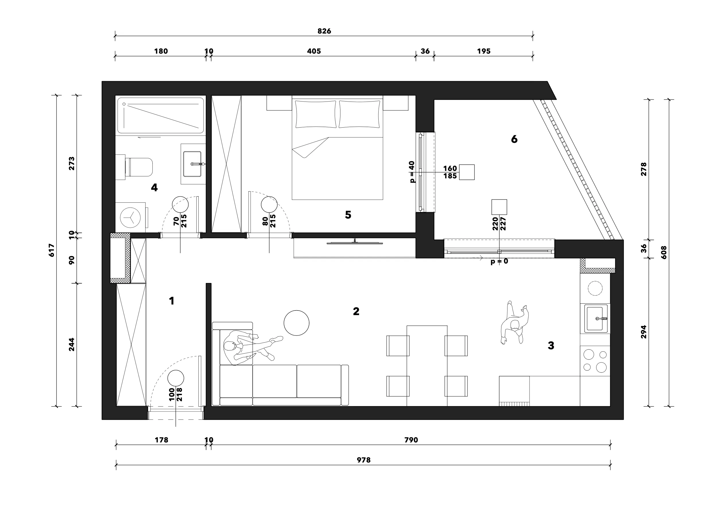 zagreb, črnomerec, kuniščak, atraktivan dvosoban stan u novogradnji, 52 m² - slika 9