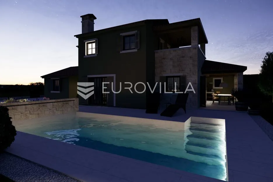 marčana, krnica - moderna dizajnerska vila s direktnim pogledom na more - slika 21