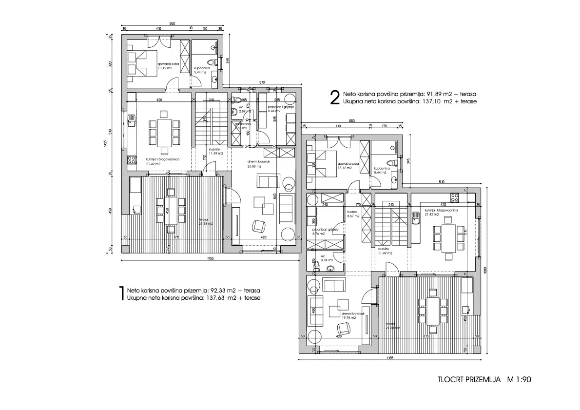 istra, marčana, dvojna kuća nkp 180 m2 u mirnom uređenom naselju - slika 20