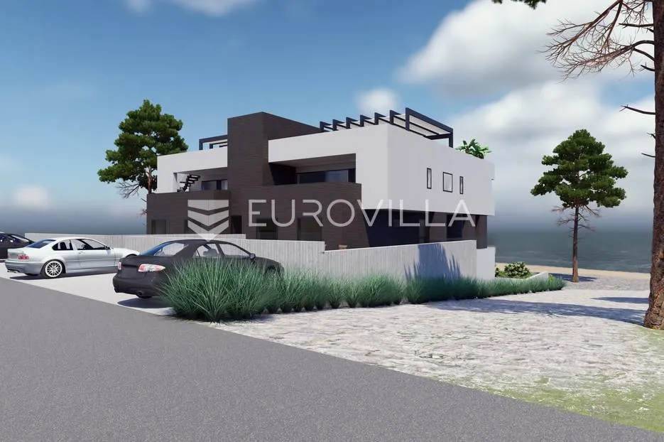 vinjerac, luksuzan penthouse prvi red do mora sa krovnom terasom 134,85 m² - slika 8