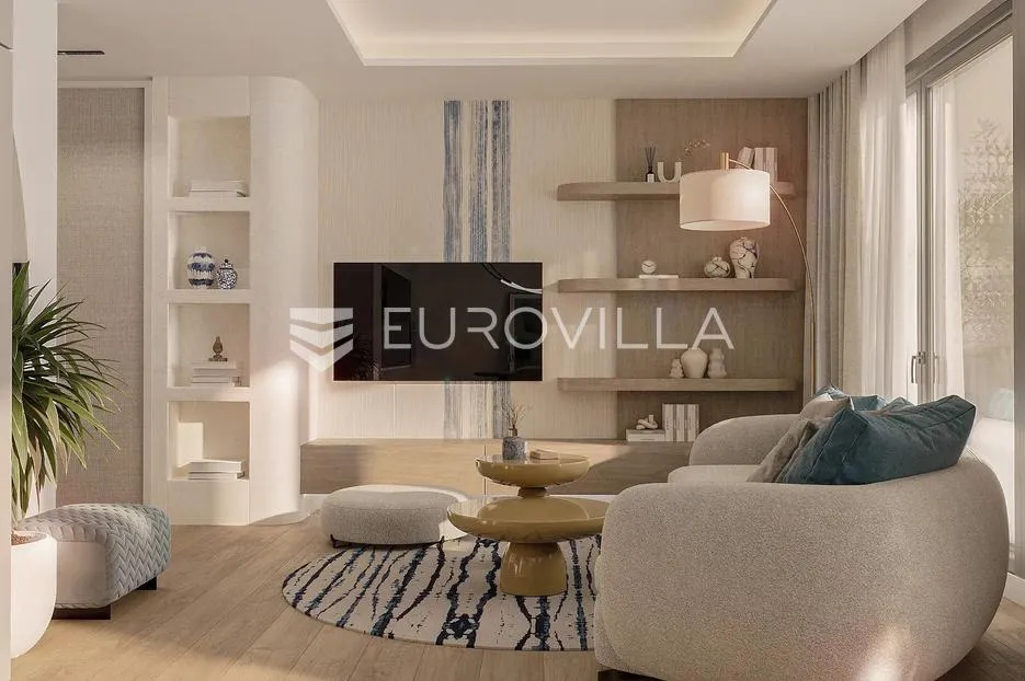 Rijeka, Kantrida, luksuzan trosoban stan NKP 107 m2 u novogradnji