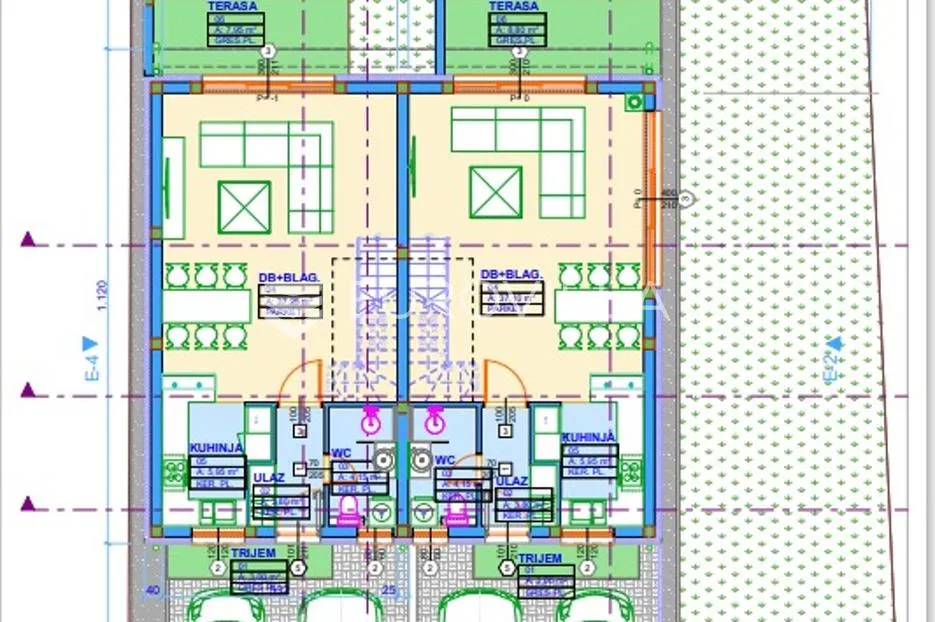 istra, pula, valdebek, građevinsko zemljište s idejnim projektom - slika 12