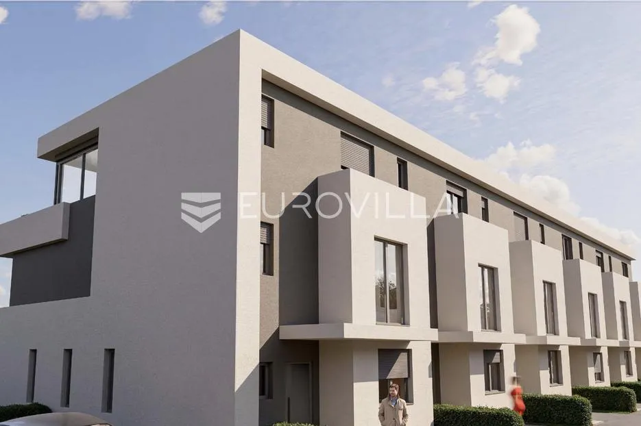 umag, zambratija: moderna kuća u nizu s otvorenim pogledom na more, 200 m od obale - slika 2