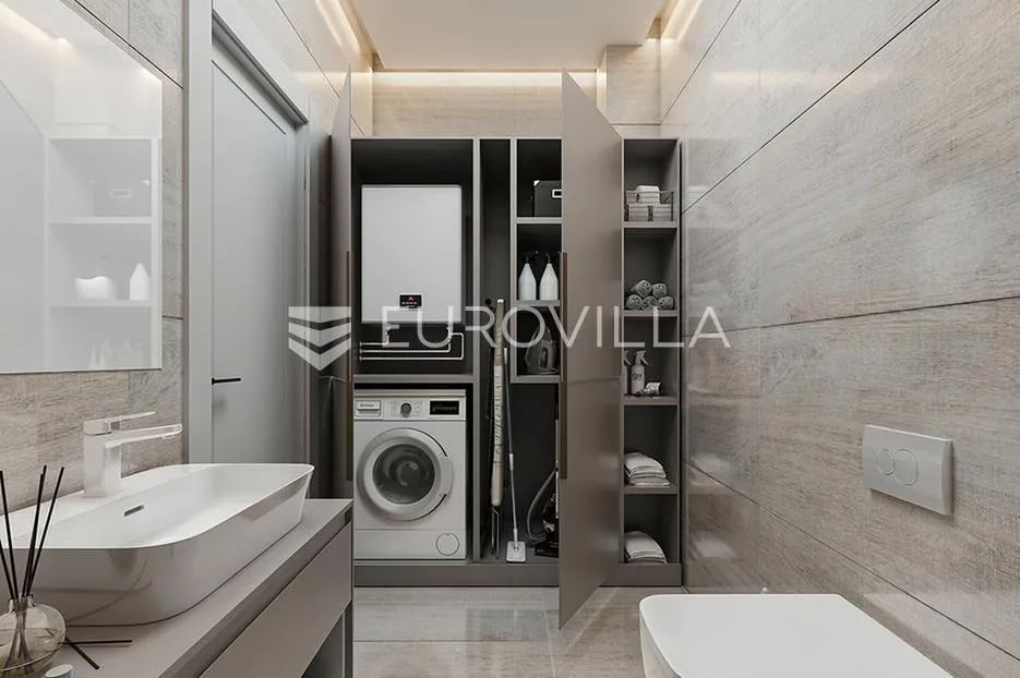 zagreb, borovje, luksuzan dvosoban stan 47 m², novogradnja, parking, spremište - slika 3