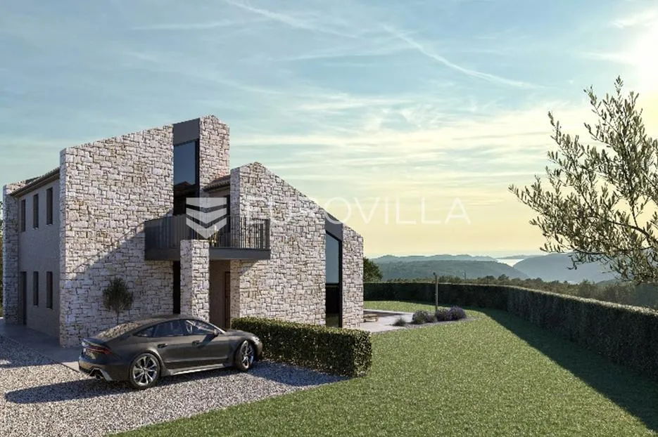 istra, mrgani, moderna vila u izgradnji s pogledom na limski zaljev - slika 4