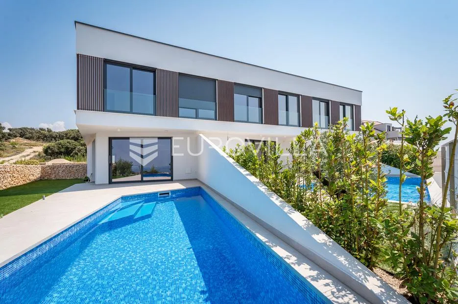 pag, mandre, trosoban stan u luksuznoj vili s privatnim bazenom i pogledom na more 130 m² - slika 36