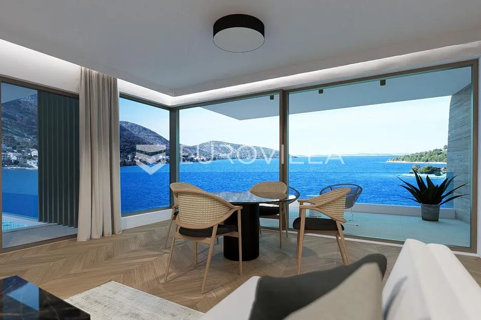 grebaštica, luksuzan penthouse s bazenom i pogledom na more, prvi red do mora, 110,54 m² - slika 2
