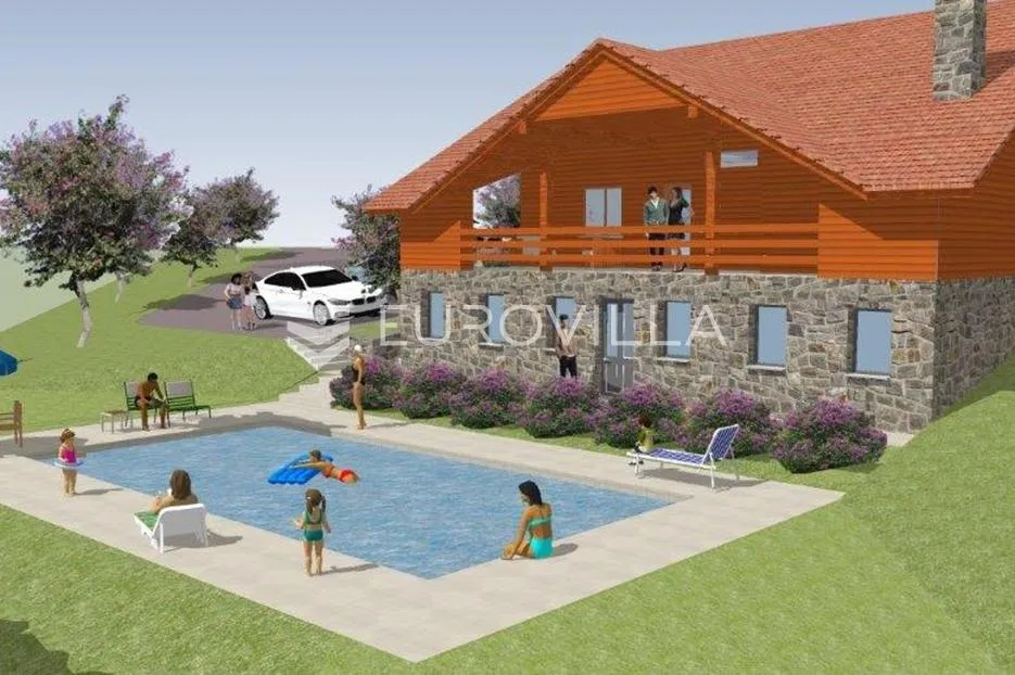 rakovica plitvička jezera, atraktivno građevinsko zemljište s prijavljenim početkom gradnje - slika 2