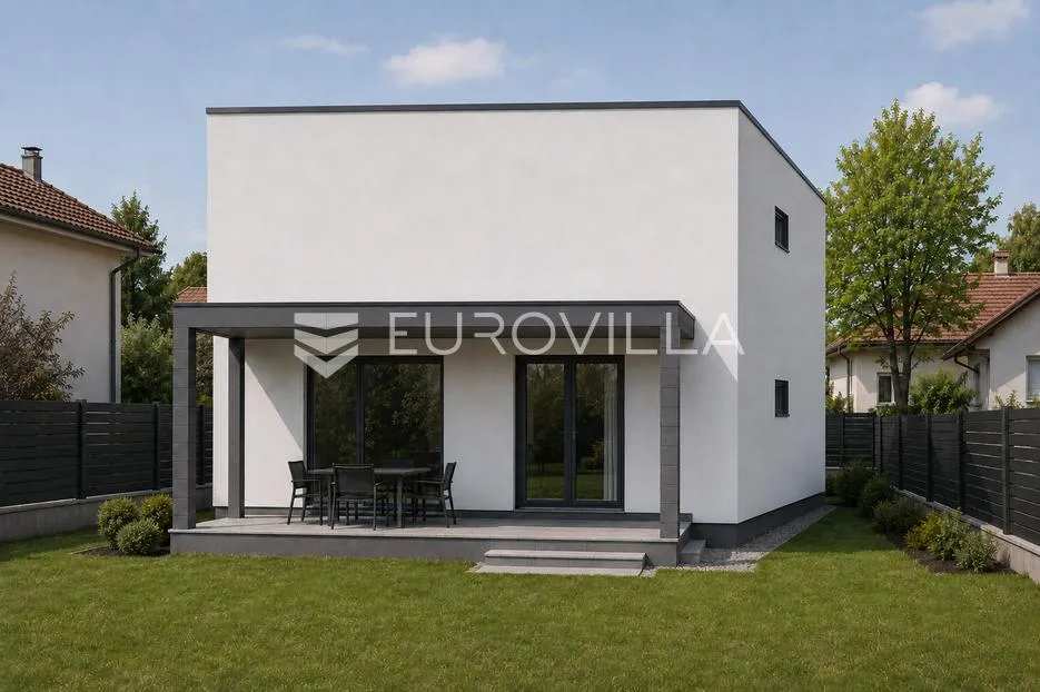 osijek, antunovac, građevinsko zemljište 702 m² s projektom montažne kuće - slika 2