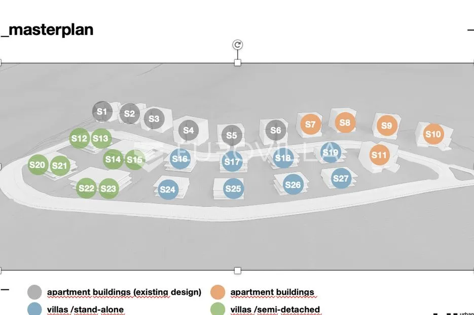 karlobag, cesarica, građevinsko zemljište s projektom, 628 m² - slika 21