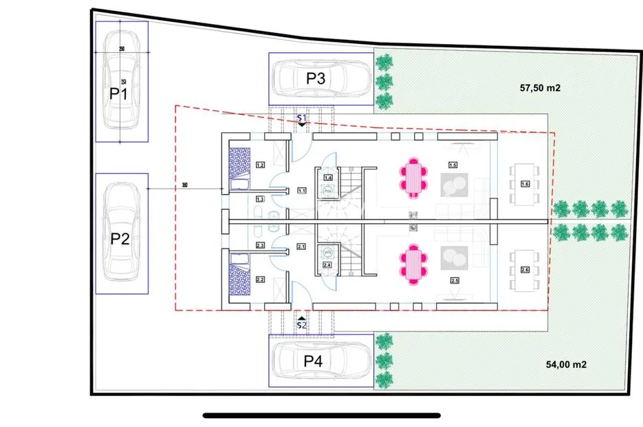 istra, ližnjan, elegantna dvojna kuća oznake a, s vrtom 111 m² - slika 17