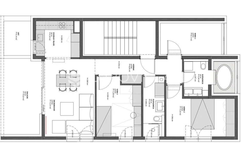 zagreb, jarun, premium lifestyle prvi red do jezera, 105 m², dvije terase, parkirno mjesto - slika 16