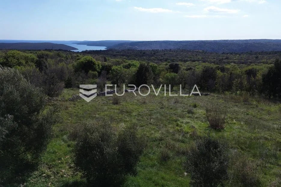 raša, sveti lovreč labinski, građevinska parcela s direktnim pogledom na more - slika 6