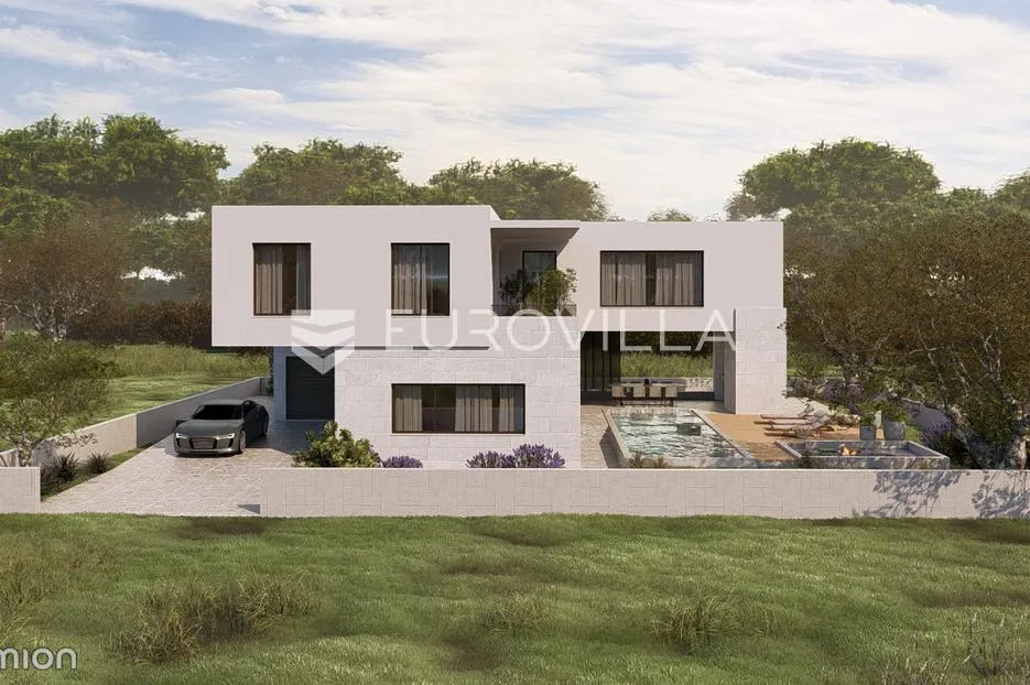 vodice, premium vila s bazenom i jacuzzijem u izgradnji, zemljište 600 m² - slika 5