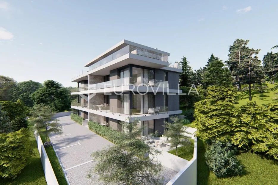 primošten, novogradnja, stan s pogledom na more, drugi red do mora, 84,74 m² - slika 3