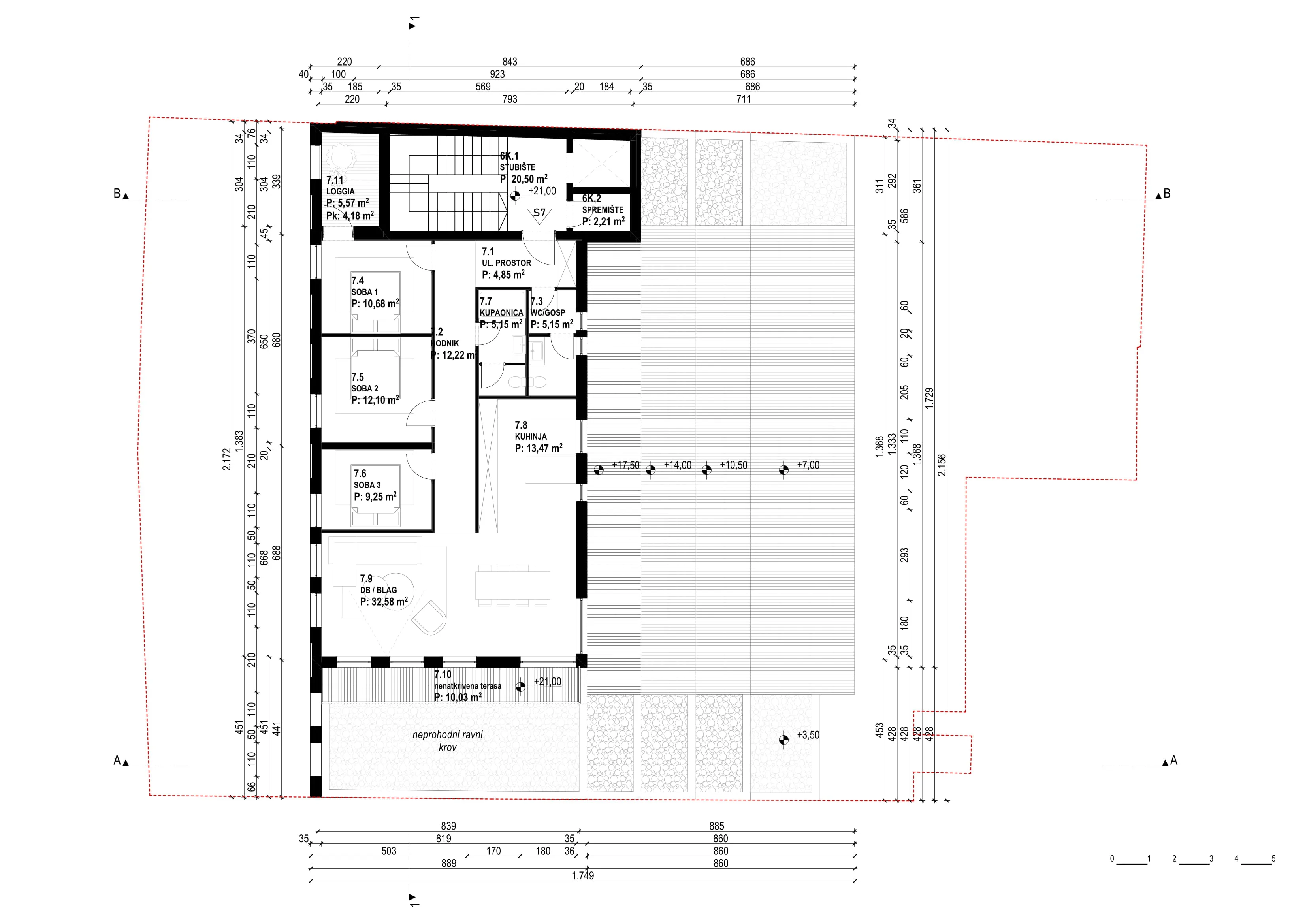 zagreb, črnomerec, novogradnja, luksuzan četverosoban penthouse 113,25 m² - slika 6
