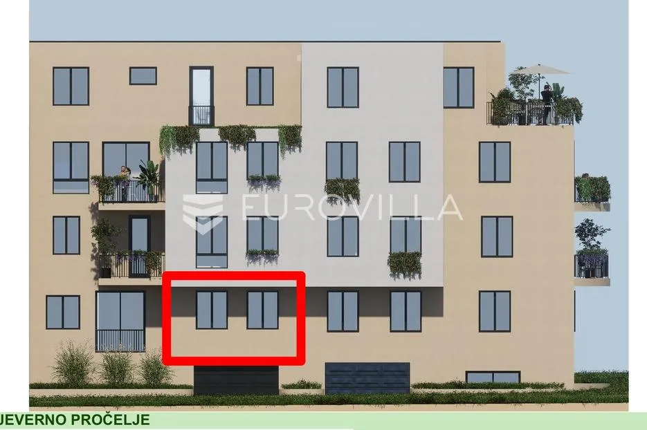 zagreb jarun moderan trosoban stan u 60 m² - slika 2