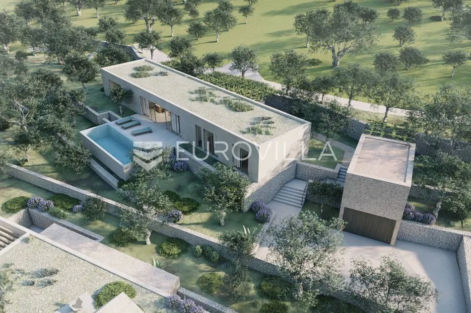 otok hvar, jelsa, atraktivno građevinsko zemljište 3393,60 m² s idejnim projektom za tri ville - slika 11