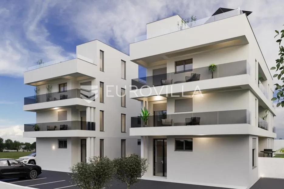 zadar, petrčane, penthouse s privatnom krovnom terasom i panoramskim pogledom na more, punta radman - slika 4