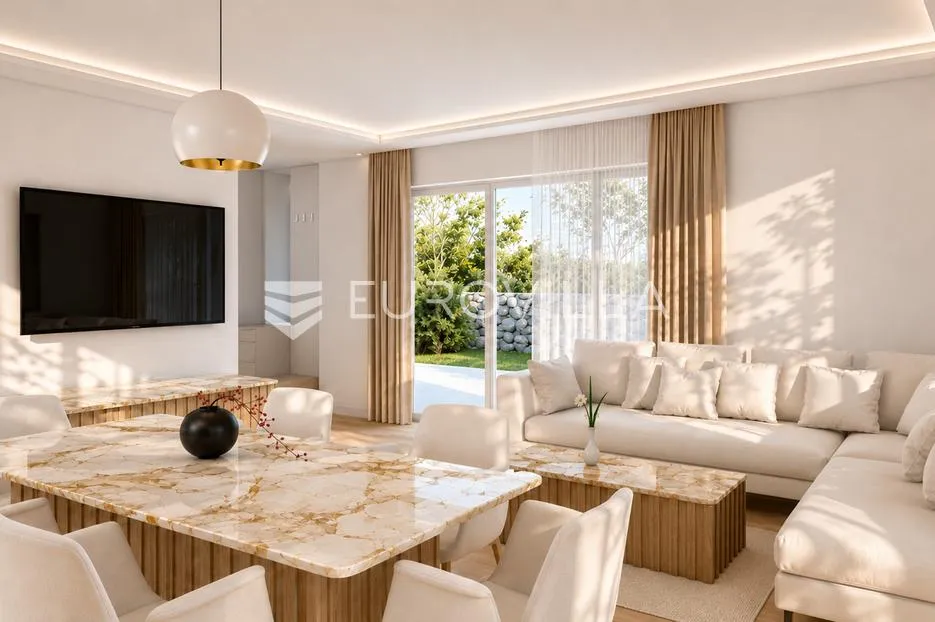 grad cres, centar, luksuzan trosoban stan u prizemlju 126 m², odlična lokacija - slika 9