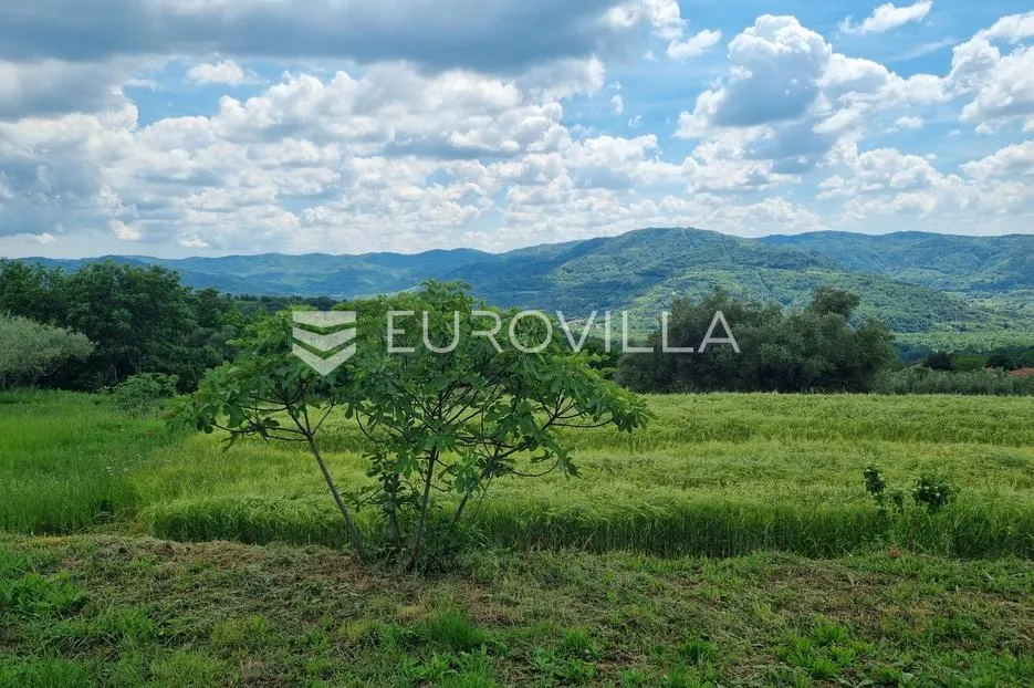 istra, buzet, građevinsko zemljište s pogledom na zelenilo u pravoj oazi mira - slika 6