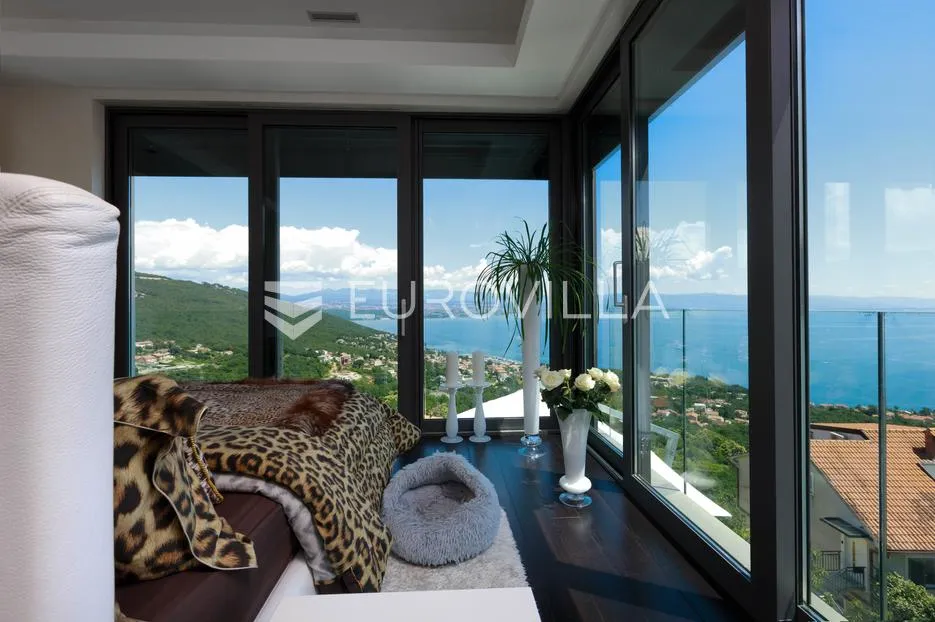 opatija, oprić, ekskluzivna vila 375 m² s panormaskim pogledom, bazenom i saunom - slika 29