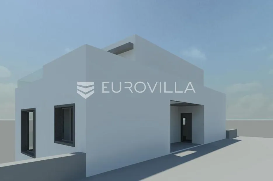 trogir, zemljište s pravomoćnom dozvolom za gradnju vile s bazenom - slika 3