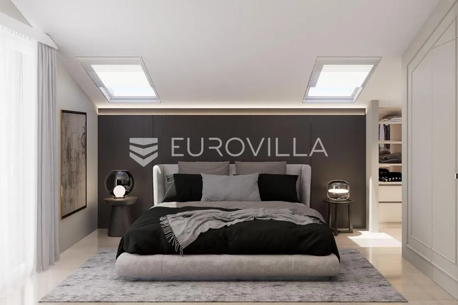 istra, rovinj, ekskluzivan penthouse s tri spavaće sobe s pogledom na more i garažom nkp 144m2 - slika 8