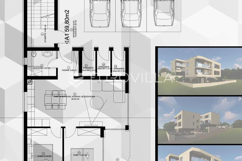 pula, pješčana uvala, trosobni stan novogradnje u prizemlju s vrtom, 60 m², 450m od mora - slika 8