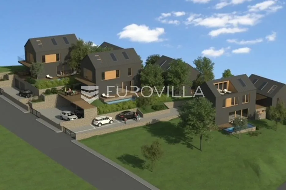 samobor, konšćica, građevinsko zemljište 2630 m2 s projektom za urbane vile - slika 6