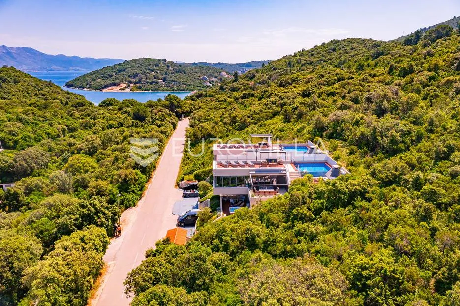 korčula, luksuzna moderna villa s pogledom na more, jedinstvena ponuda - slika 71