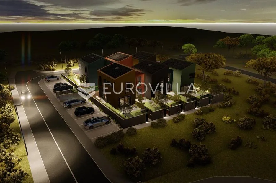 poreč, kuća b3 u nizu 117 m2, moderan stambeni projekt, mogućnost bazena, pogled na more - slika 19