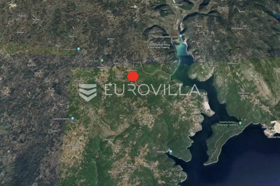 istra, okolica marčane - građevinsko zemljište 3040 m2 s gotovim projektom za 3 vile - slika 2