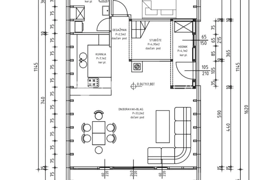 karlovac, brođani, kuća 124 m², novogradnja na rijeci kupi - slika 8