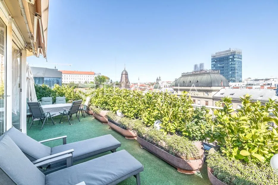 zagreb, cvjetni trg, luksuzan dvosoban penthouse 90 m² s terasom 50 m² - slika 11