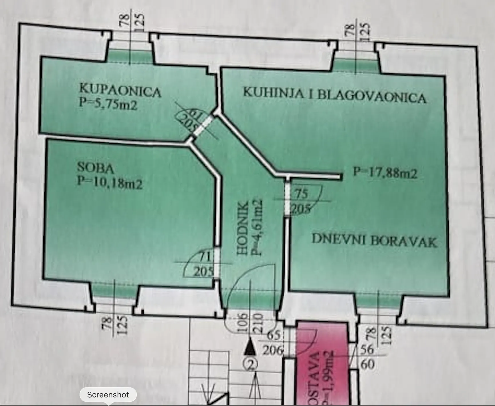 split, varoš, jednosoban stan za najam površine 40 m² - slika 9