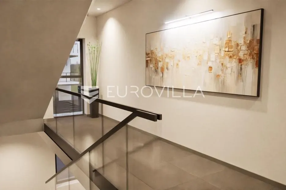 fažana, peroj, luksuzni trosobni stan u prizemlju s vrtom 77.64 m², 800 m od mora, pogled na more - slika 9