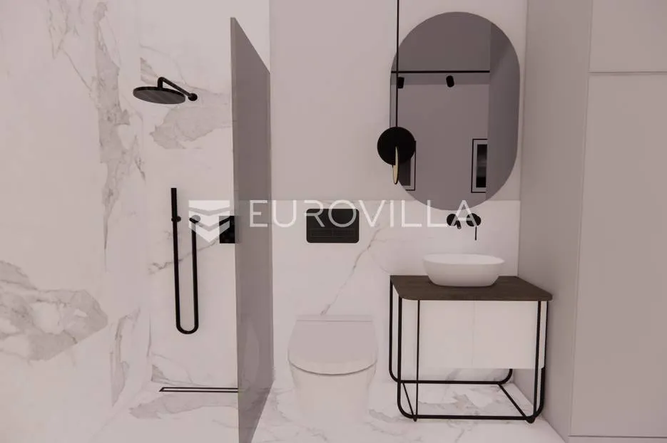 omišalj, otok krk, novogradnja, stan c 67,56 m² s okućnicom - slika 8