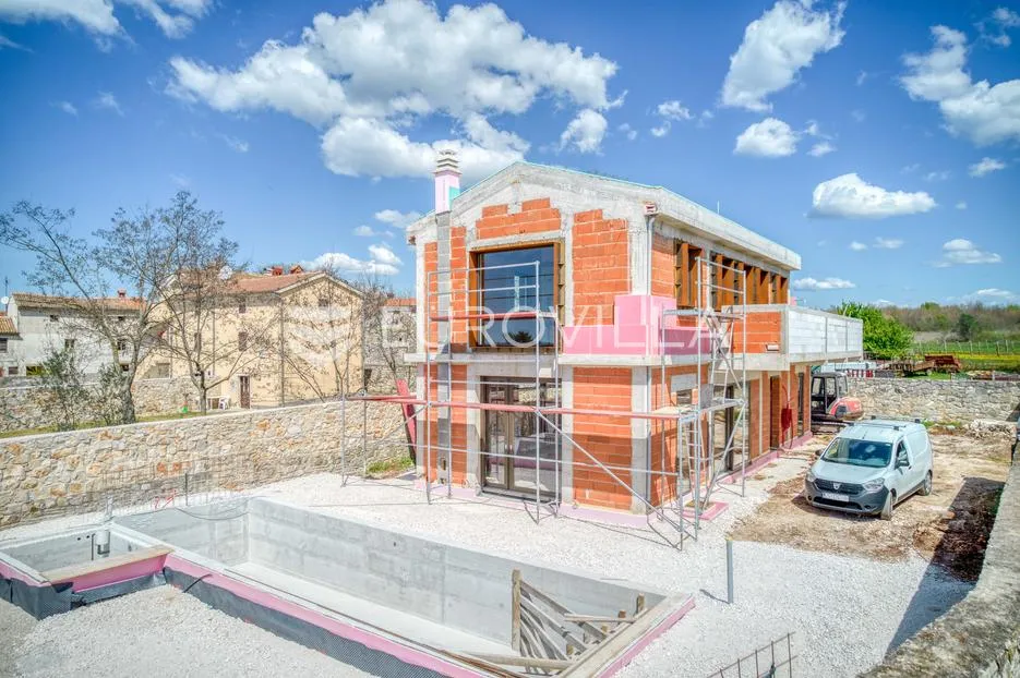 istra, okolica bala, kamena dizajnerska kuća 176 m² s bazenom - slika 3