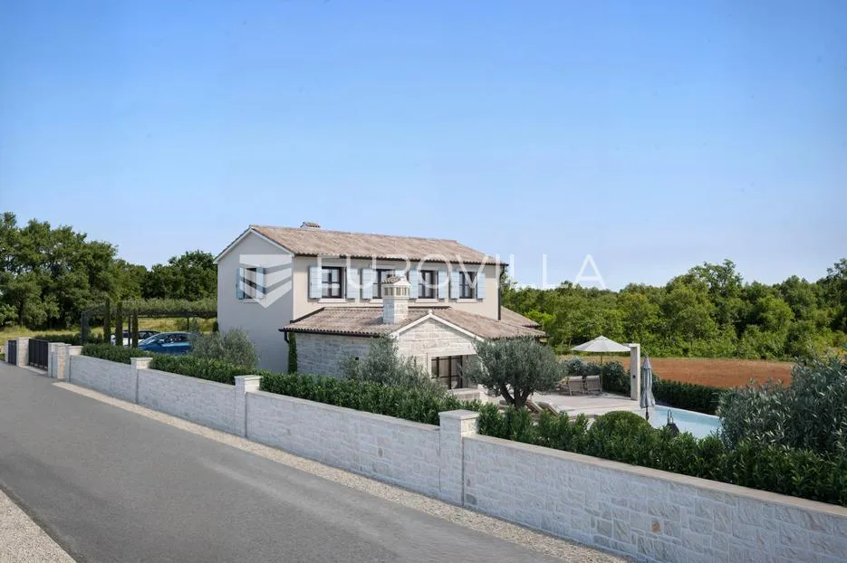 istra, mofardini, građevinsko zemljište, 964 m², s otvorenim pogledom i građevinskom dozvolom - slika 3