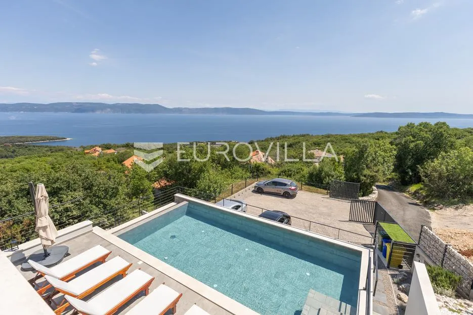istra, okolica labina, prekrasna villa očaravajućeg pogleda na kvarner na izoliranoj lokaciji - slika 47